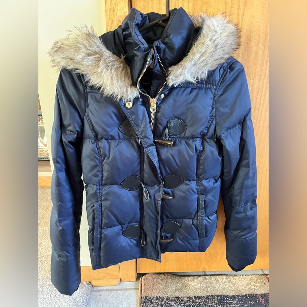 Juicy Couture hooded puffer jacket